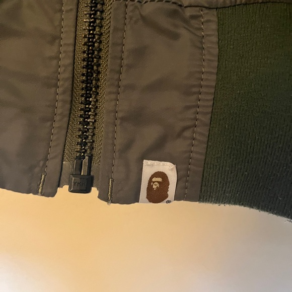 Bathing Ape | Made in Japan | Men’s Medium | Bomber Jacket | Khaki - Picture 4 of 5